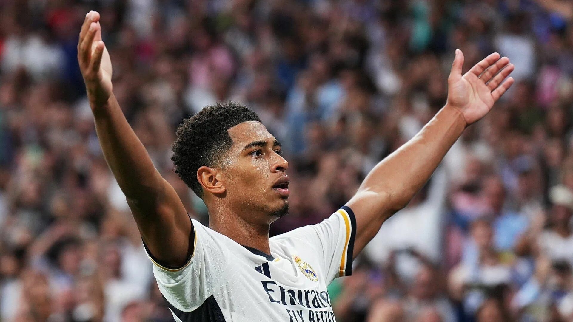 Jude Bellingham en acción con el Real Madrid